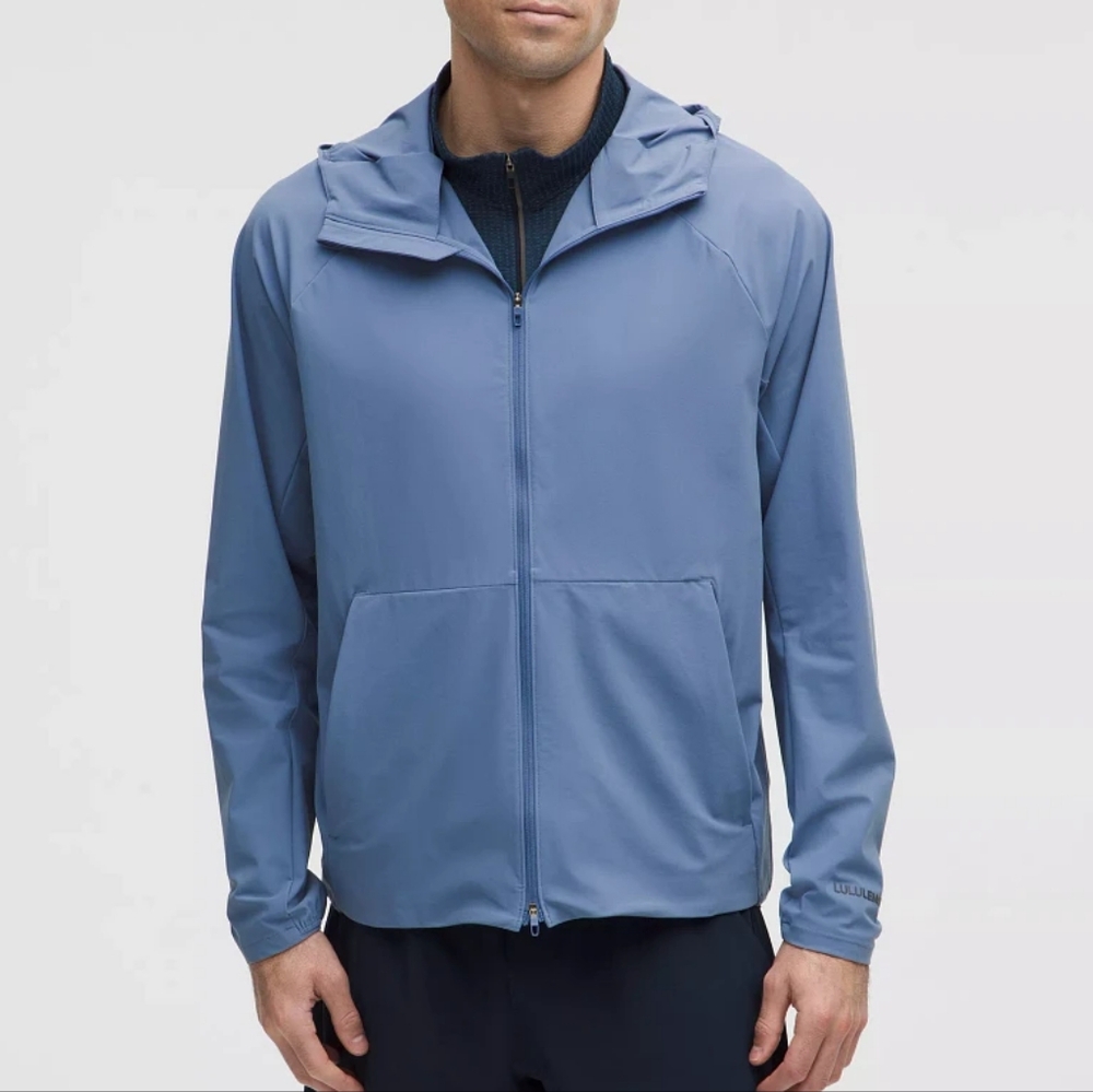 LULULEMON Pace Breaker Jacket Washed Denim Men's XL NWT